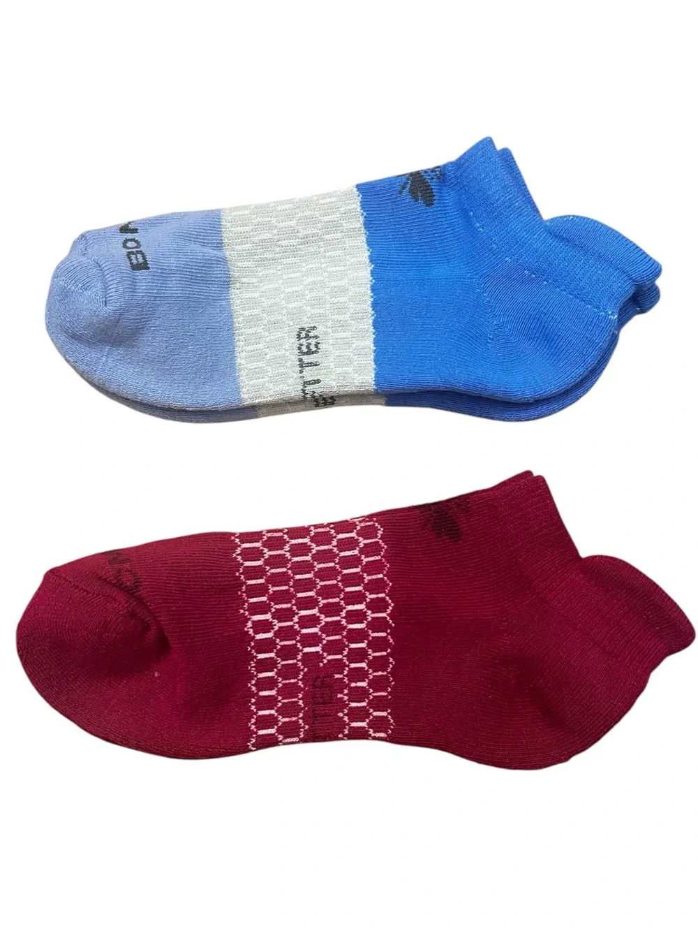 Set of 2 Women’s Week of Bombas Ankle Socks M Comfort Cotton Blend Casual